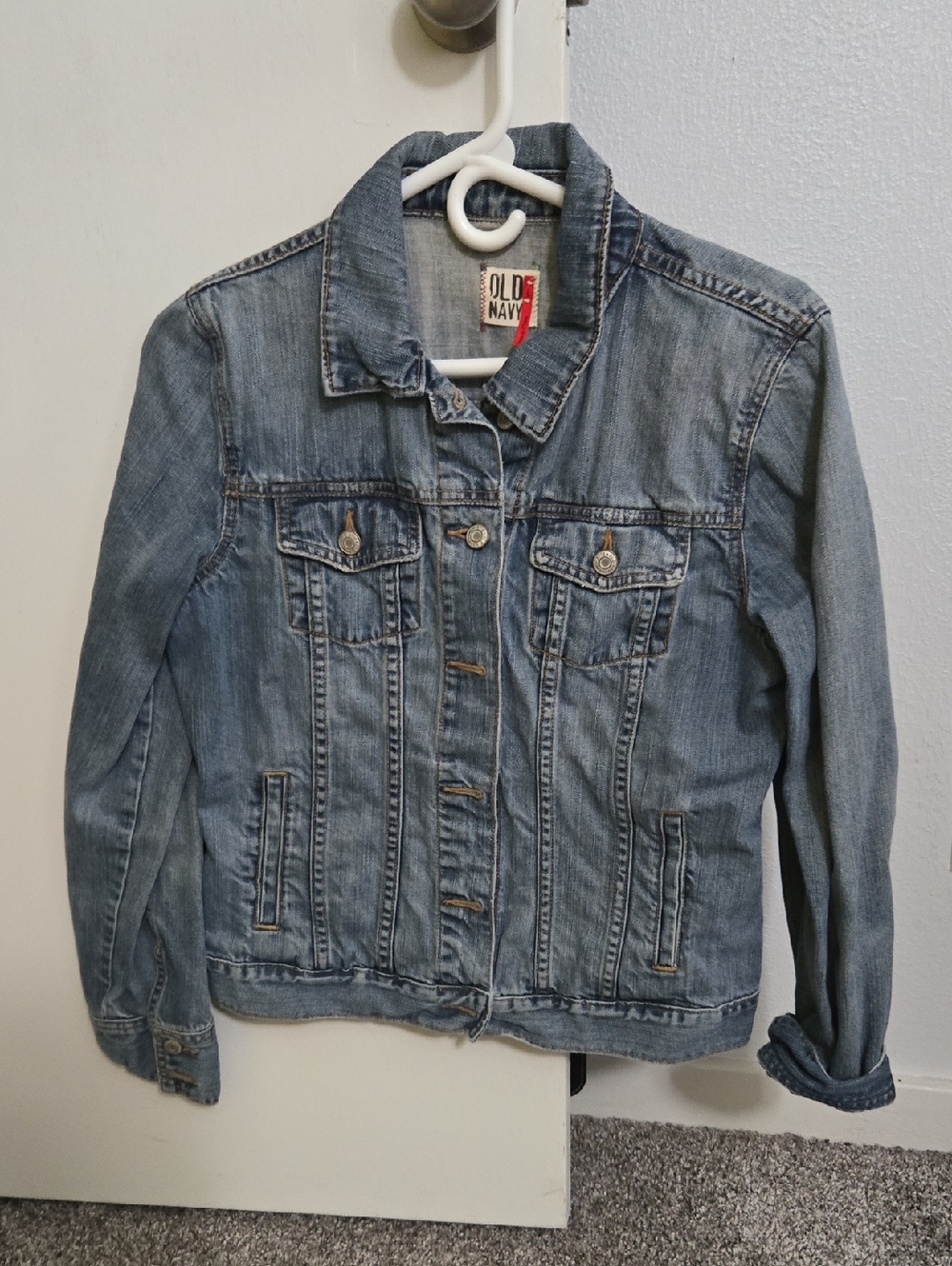 Old Navy Light Blue Washed Denim Jacket